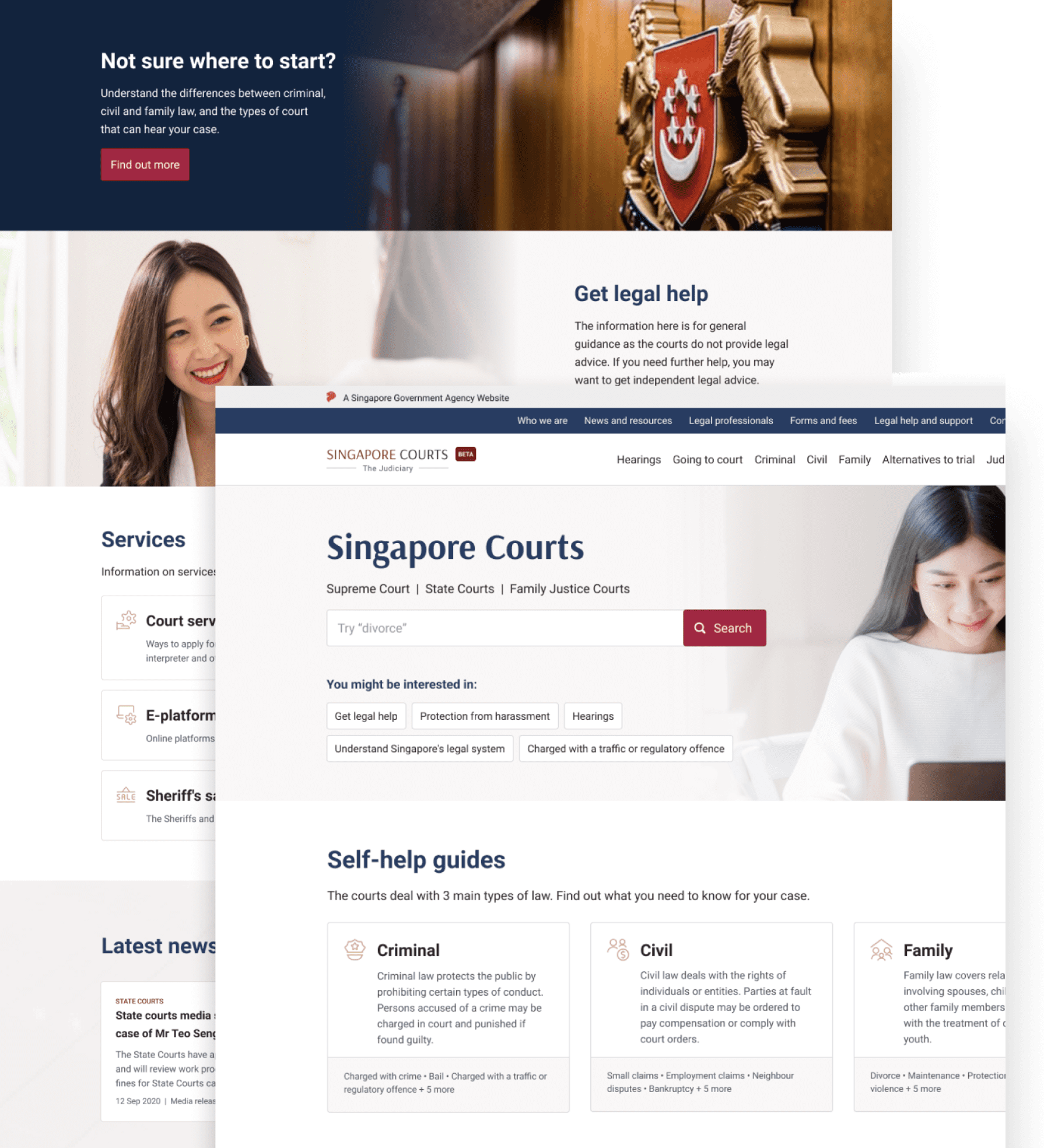 Singapore Courts project