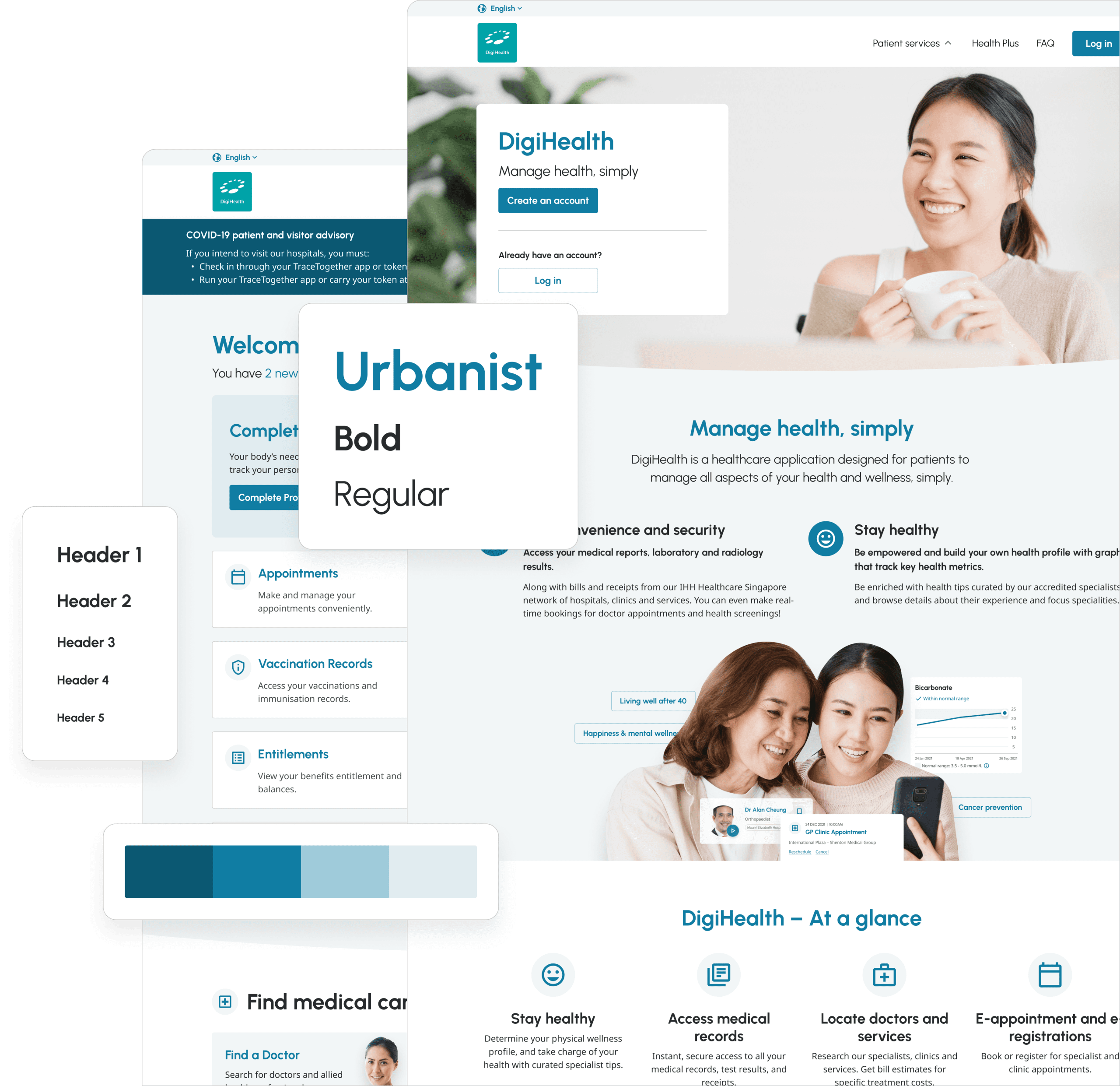 DigiHealth Design System Project